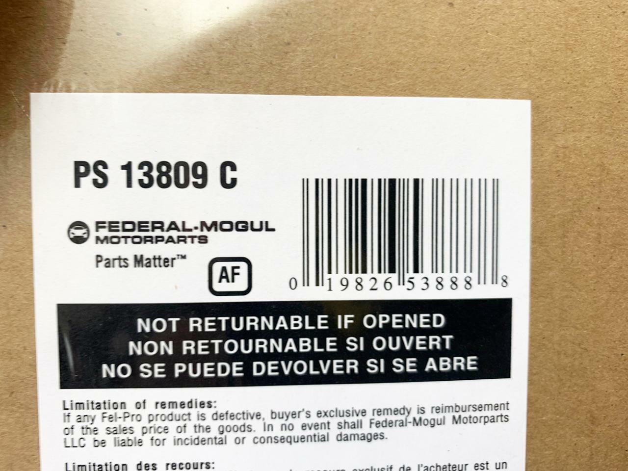 Fel-Pro PS 13809 C Push Rod Cover Gasket Set NEW FREE FAST SHIP