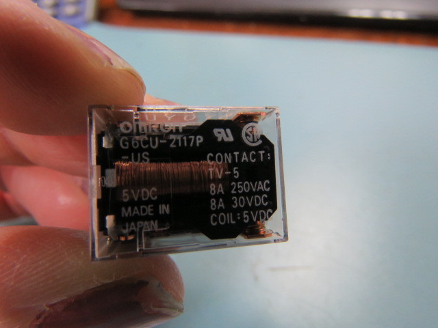 Omron Electronic Components G6CU2117PUS5DC Qty of 10 per Lot RELAY/SOLENOID Rel