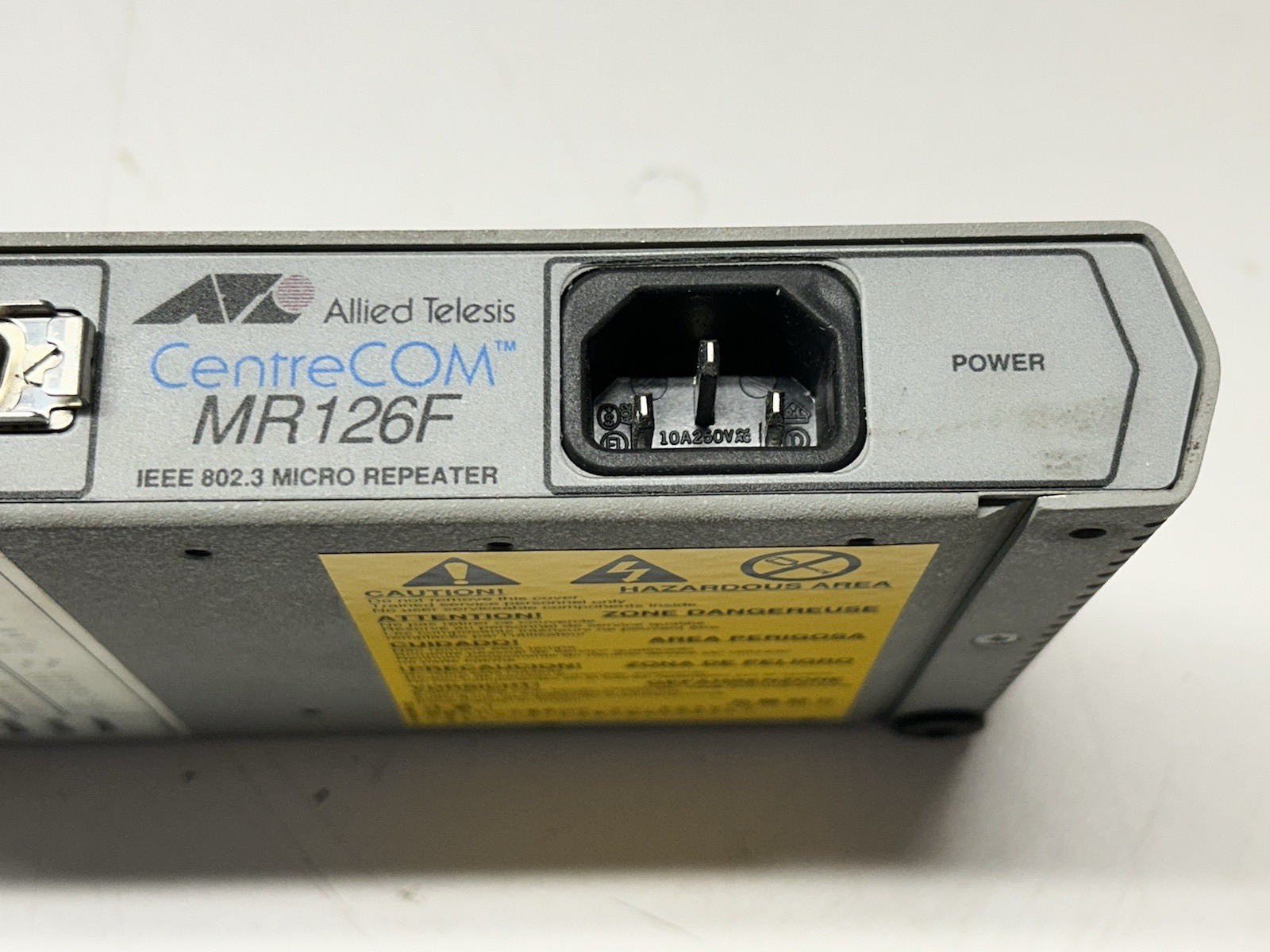 Allied Telesis CentreCOM Micro Repeater & Power Cord # AT-MR126F