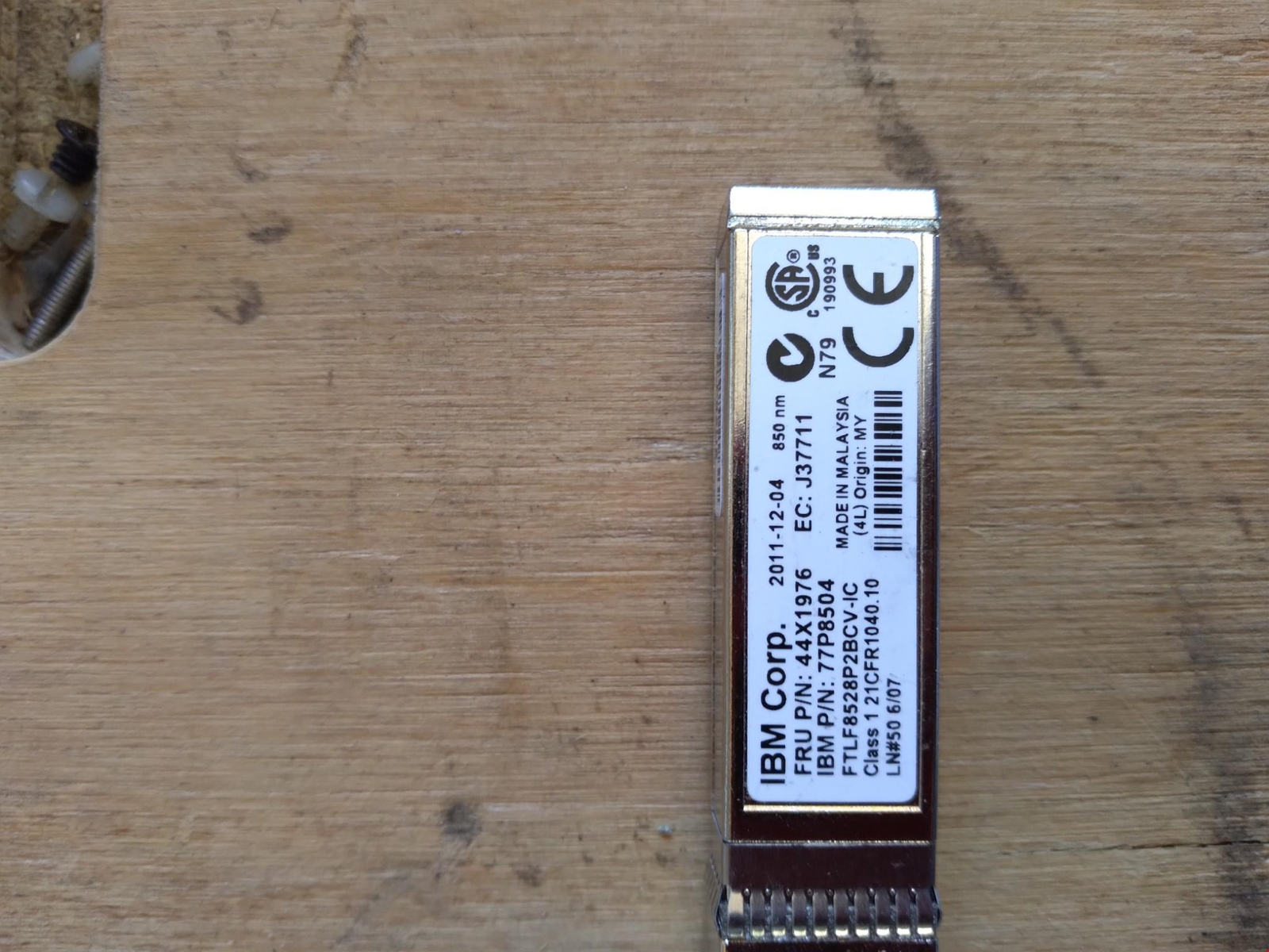 IBM 44X1976 77P8504 8Gb SFP+ Transceiver 850nm Fiber Channel Optical Module US