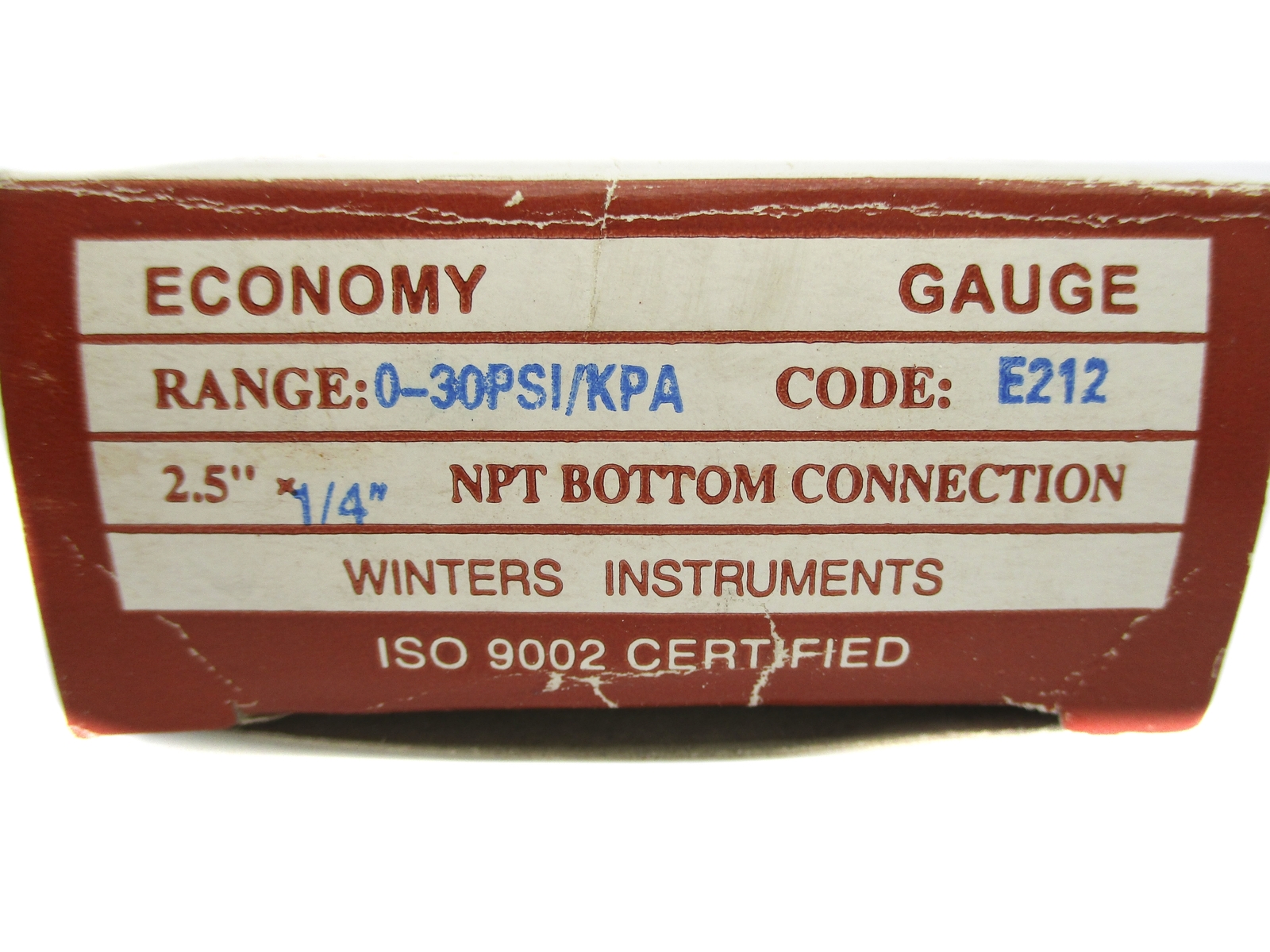 WINTERS E212 0-30PSI NSMP