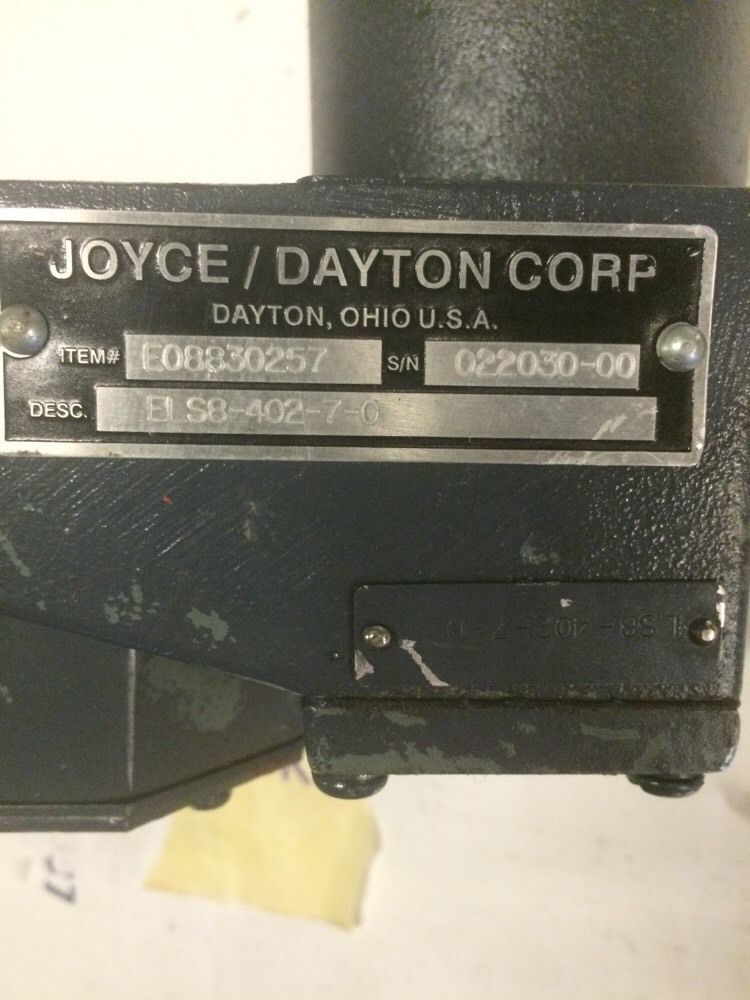 Joyce/Dayton Machine Screw Jack Actuator ELS8-402-7-0 Fast Shipping Warranty!