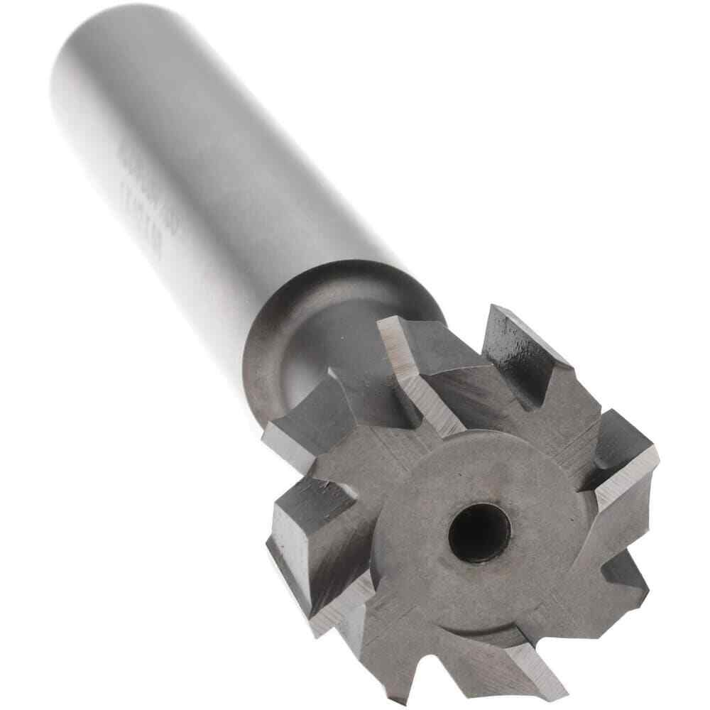 Made in USA 1″ Diam, 1/2″ Wide, High Speed Steel T-Slot Cutter 7/16″ Neck Dia…