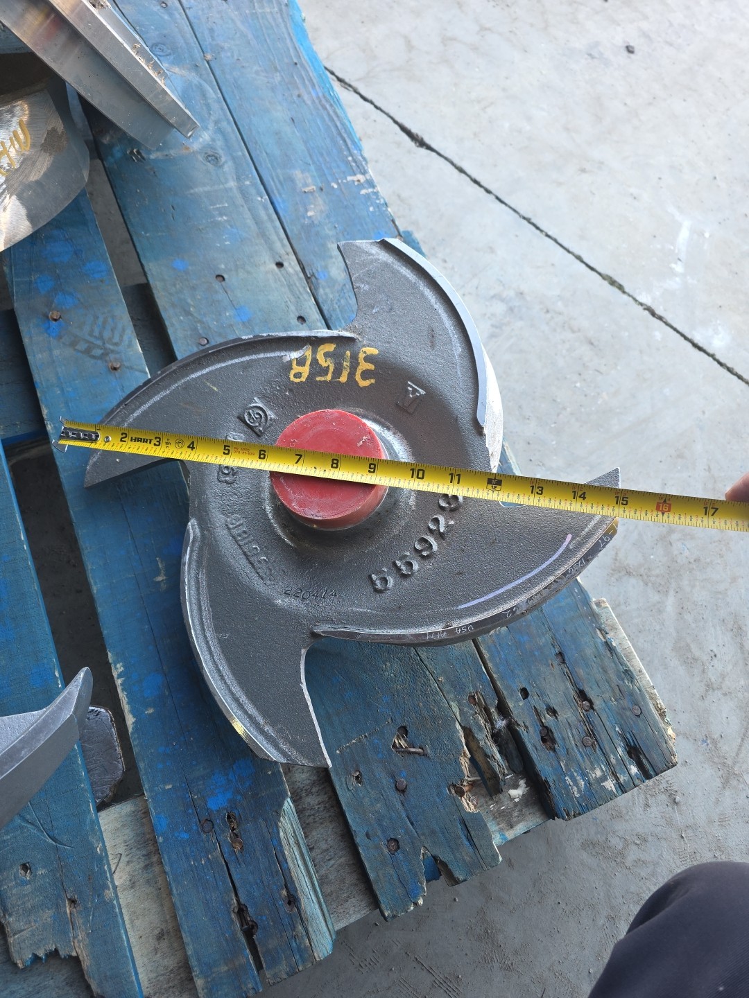 15″ Goulds Pump Impeller Ductile Iron