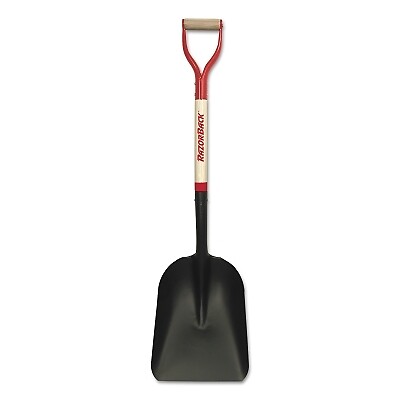 Razor-Back 50139 Steel Scoop with 15 Inch Blade and 30 Inch Handle