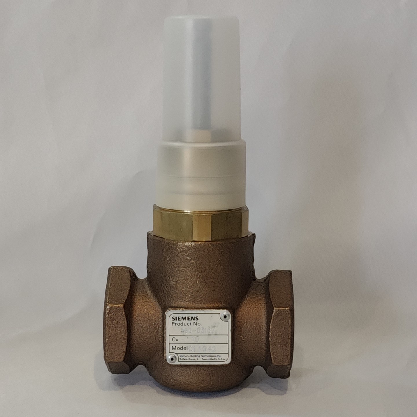 Siemens Flowrite 599-03167 2-Way N/C Brass Equal Percentage Valve Body 1″