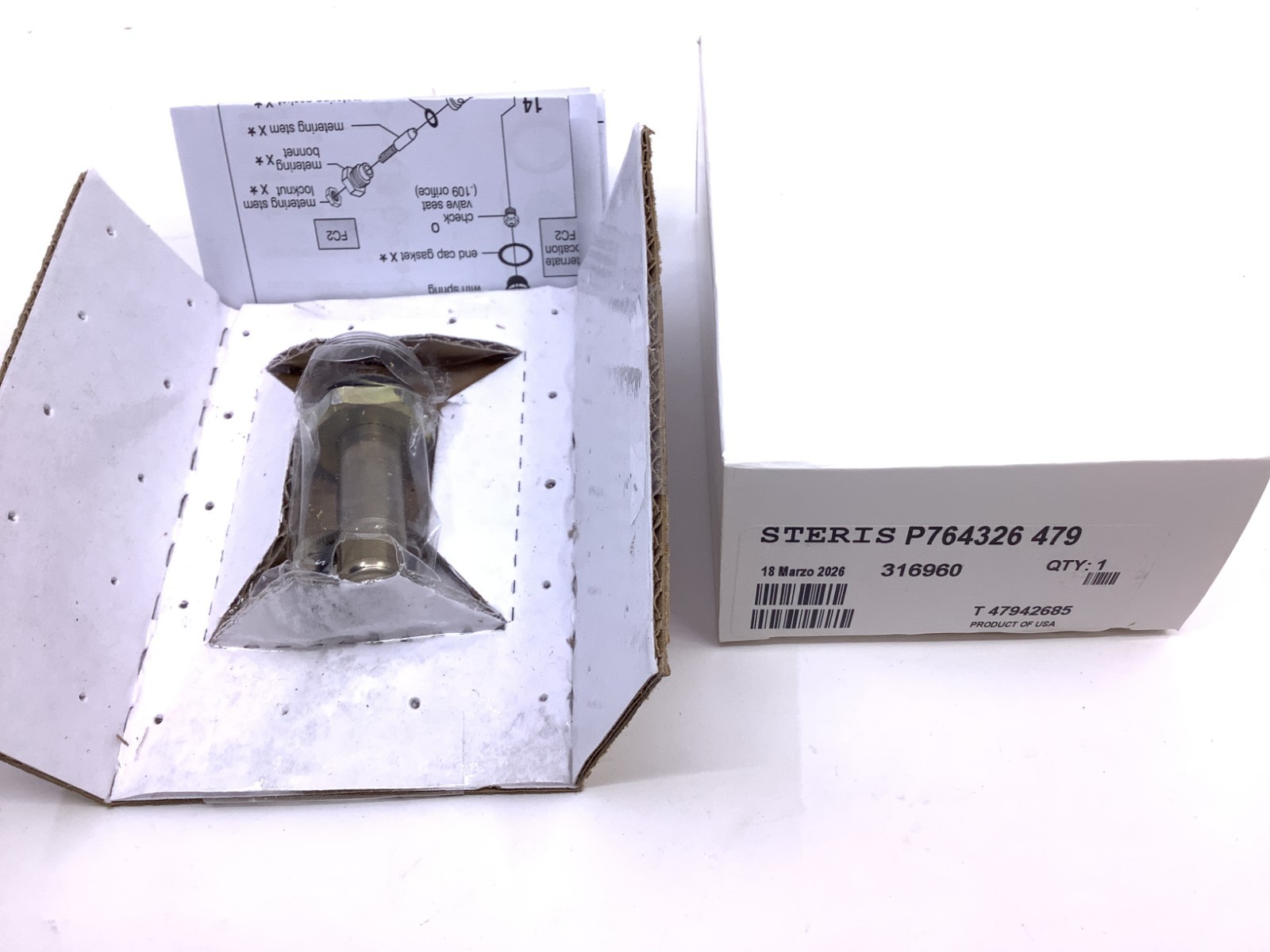 Steris Steam Exhaust Manifold S35 S37 S38 Repair Kit P764326-479