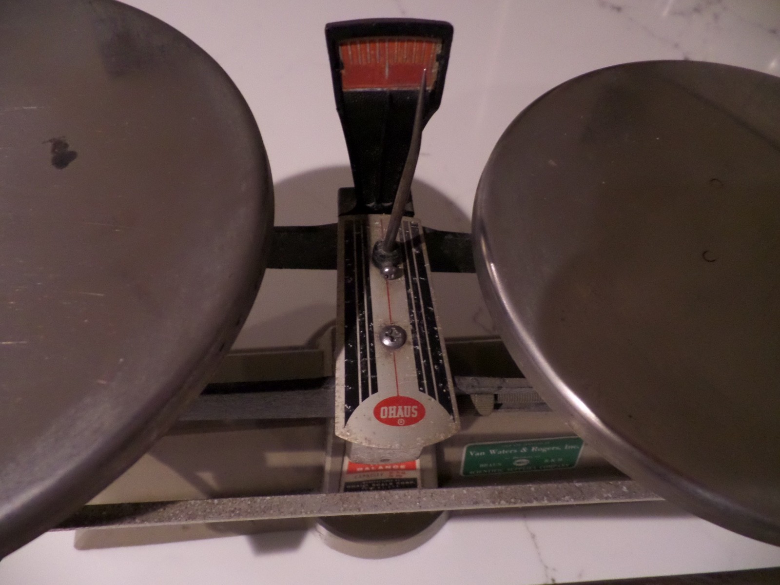 OHAUS Harvard Trip Balance Scale 1400/1500 Series / 2kg-5lb WORKS!