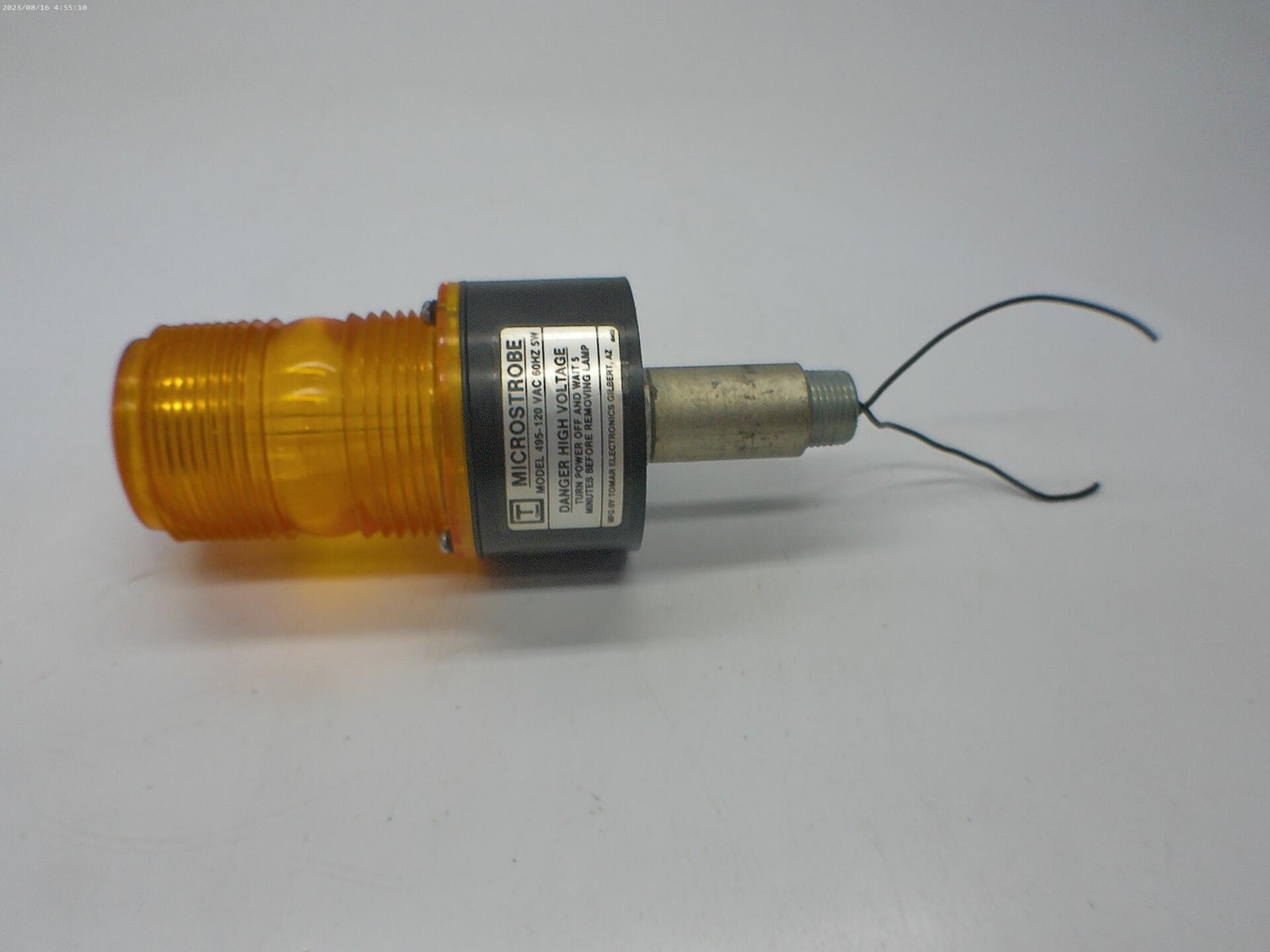 TOMAR ELECTRONICS 495-120VAC MICROSTROBE AMBER UNMP