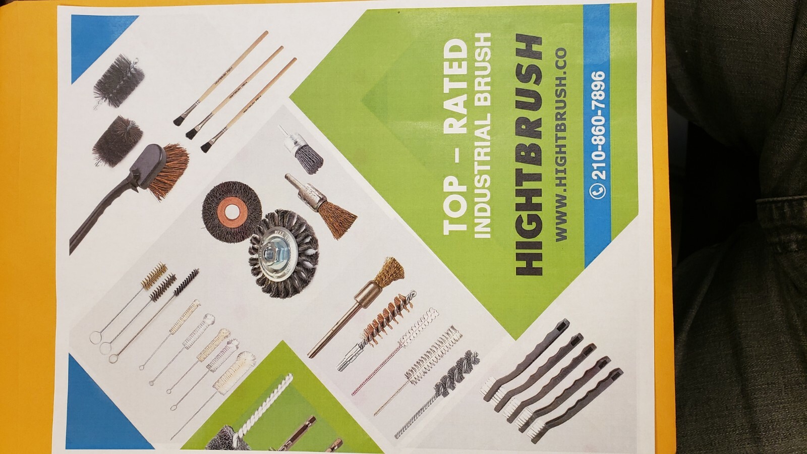 hightbrush 73406 9/32”(.281”) x 1 1/2” x 3” Small burr brush 5 per pack