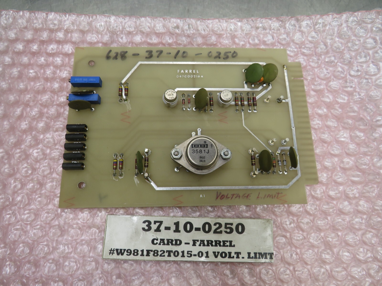 Ferral 047C00216A Voltage Limit Board W981F82T015-01