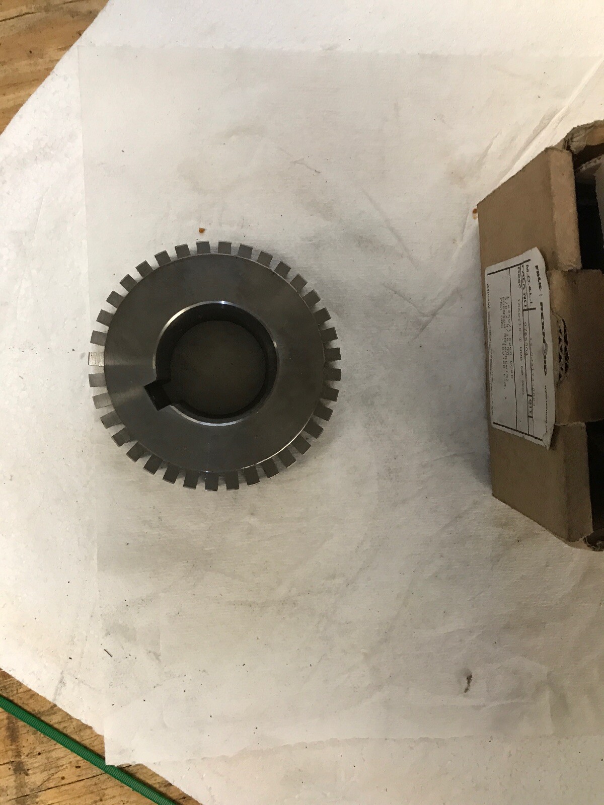 *NEW* Falk Rexnord 1060T10 Hub Rebore 0765004 1.4976/1.4981 Bore 3/8″X3/16″ KW