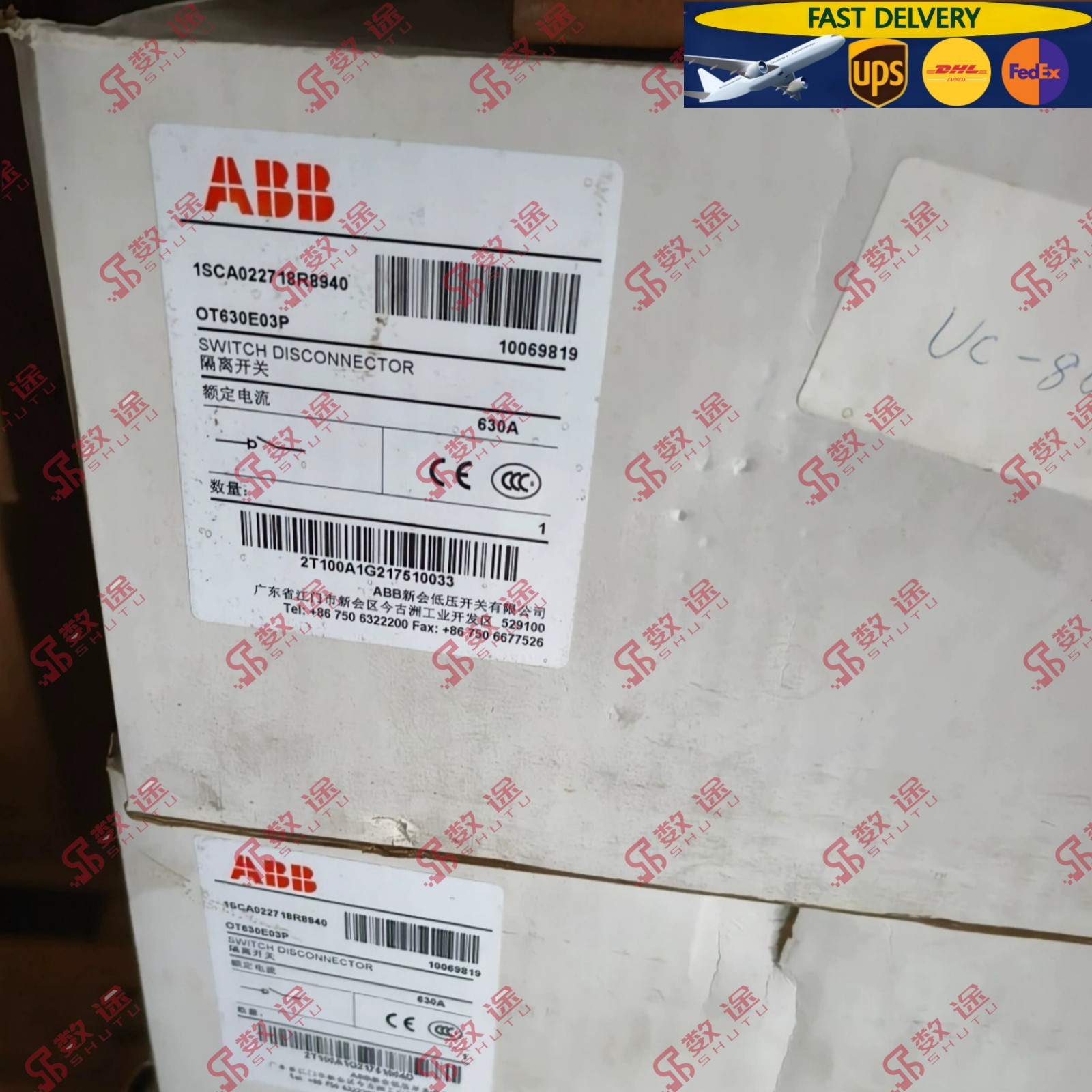 ABB OT630E03P 1SCA022718R8940 Switch Disconnector#1pcs new by UPS