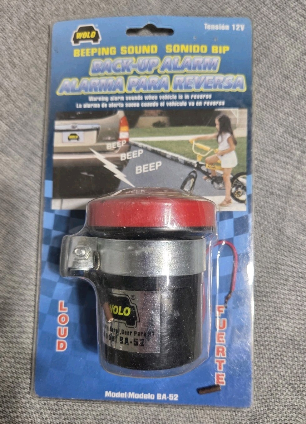 WOLO Vehicle Back Up Alarm 12V Model BA-52