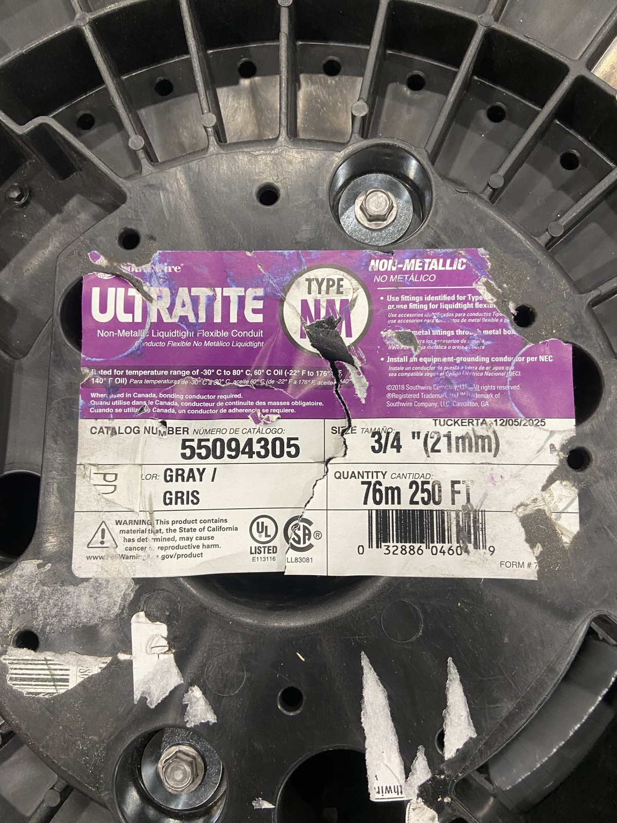 Southwire 3/4 in 250 ft Ultratite Liquidtight Flexible Non-Metallic PVC Conduit