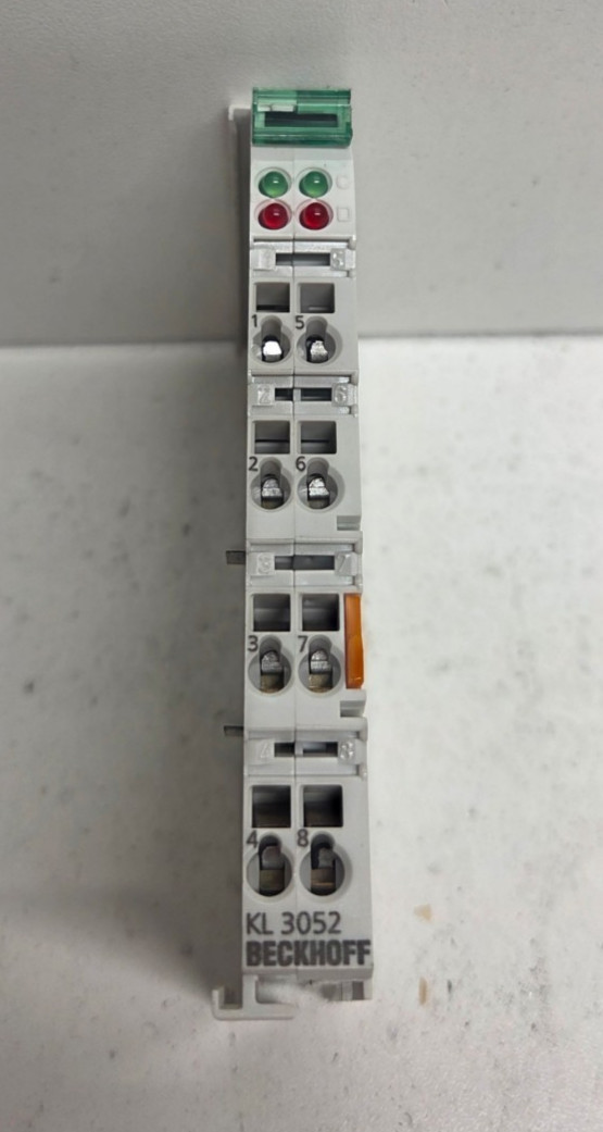 GUARANTEED! BECKHOFF 2 CHANNEL ANALOG INPUT BUS TERMINAL KL3052