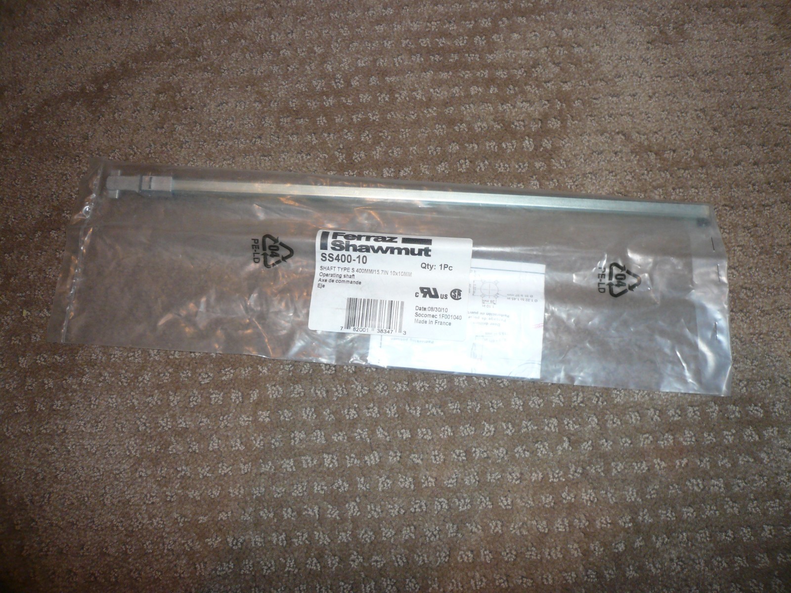 Mersen SS400-10 Operating Shaft – NEW Surplus!
