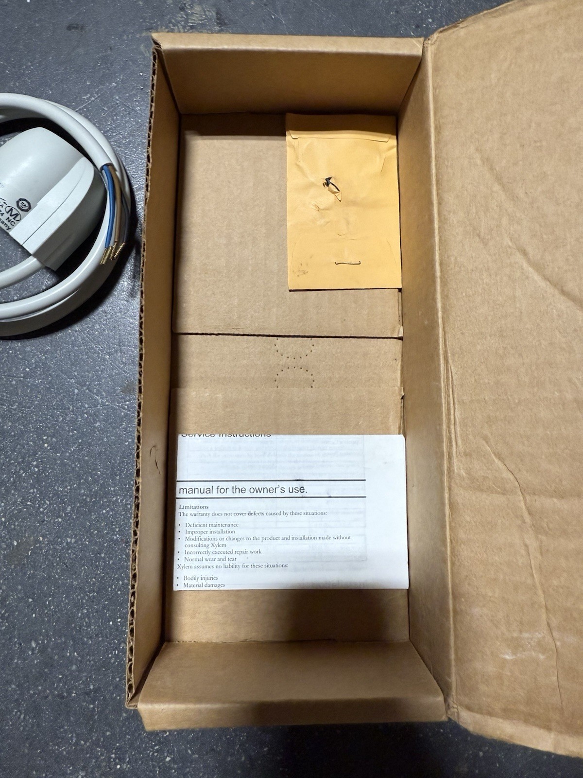 Brand New Bell And Gossett 3/4” Sweat Zone Valve Wire Switch Actuator 109501
