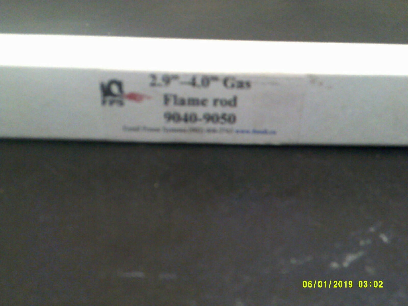 FPS 9040-9050 FLAME ROD 2.9-4.0″ GAS NEW NIB