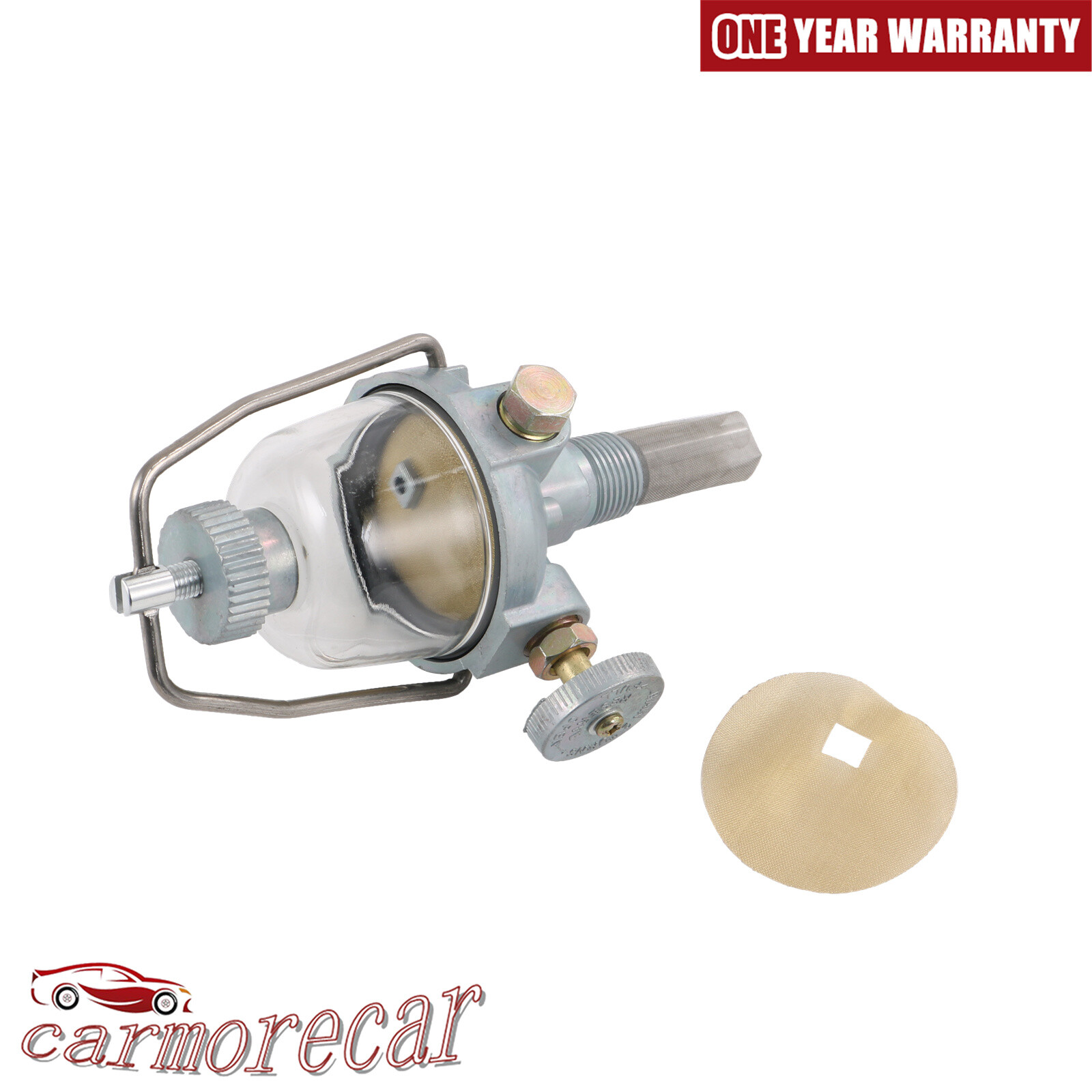 2N9155B Gas Fuel Sediment Bowl w/Shut Off For Ford NAA Jubilee 2N 8N 9N NAA9155
