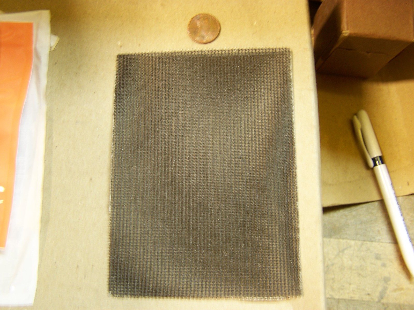 scouring pad skilcraft lot of 20 sand screen paper 4 x 5 1/2 JWOD griddle screen