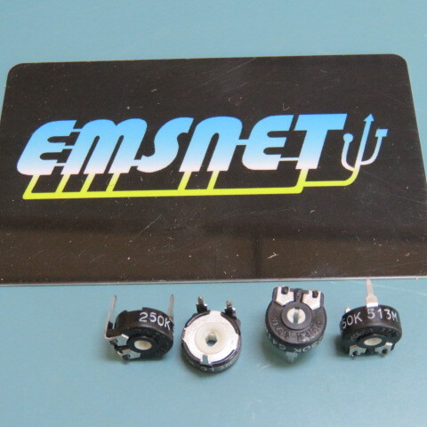 PIHER PT10MV10-254A2020 Qty of 130 per Lot POTENTIOMETER 250K A +-20 P50%