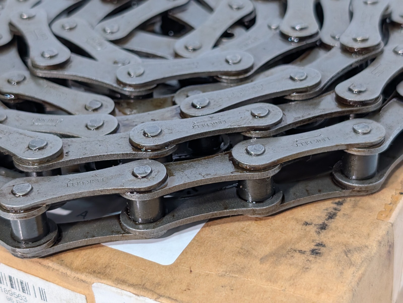 Rexnord C2050R10BX Link-Belt Roller Chain, Riveted, 10ft, 96 Pitches