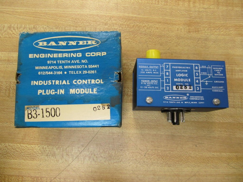 Banner B3-1500 Logic Module 16018 B31500