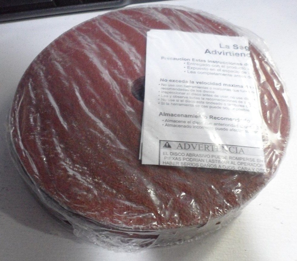 7″ ABRASIVE DISC 80-GRIT 5345-00-196-1698 (Lot of 25)