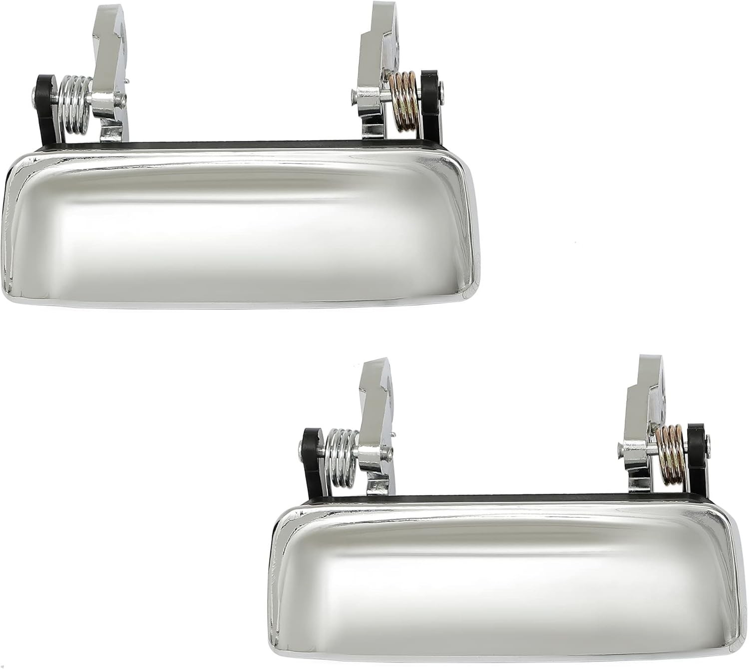 All Metal Exterior Door Handle Set Chrome, Compatible with 1998-2011 Ford