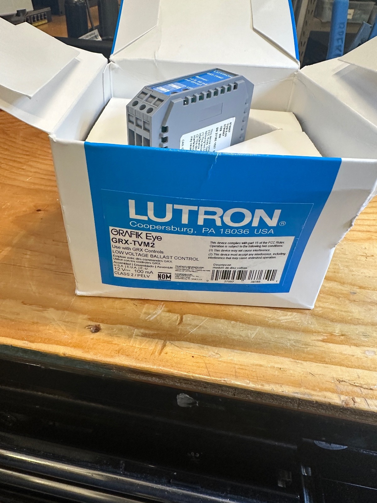 Lutron GRX-TVM2 12V 50mA per Circuit Module Din Mount