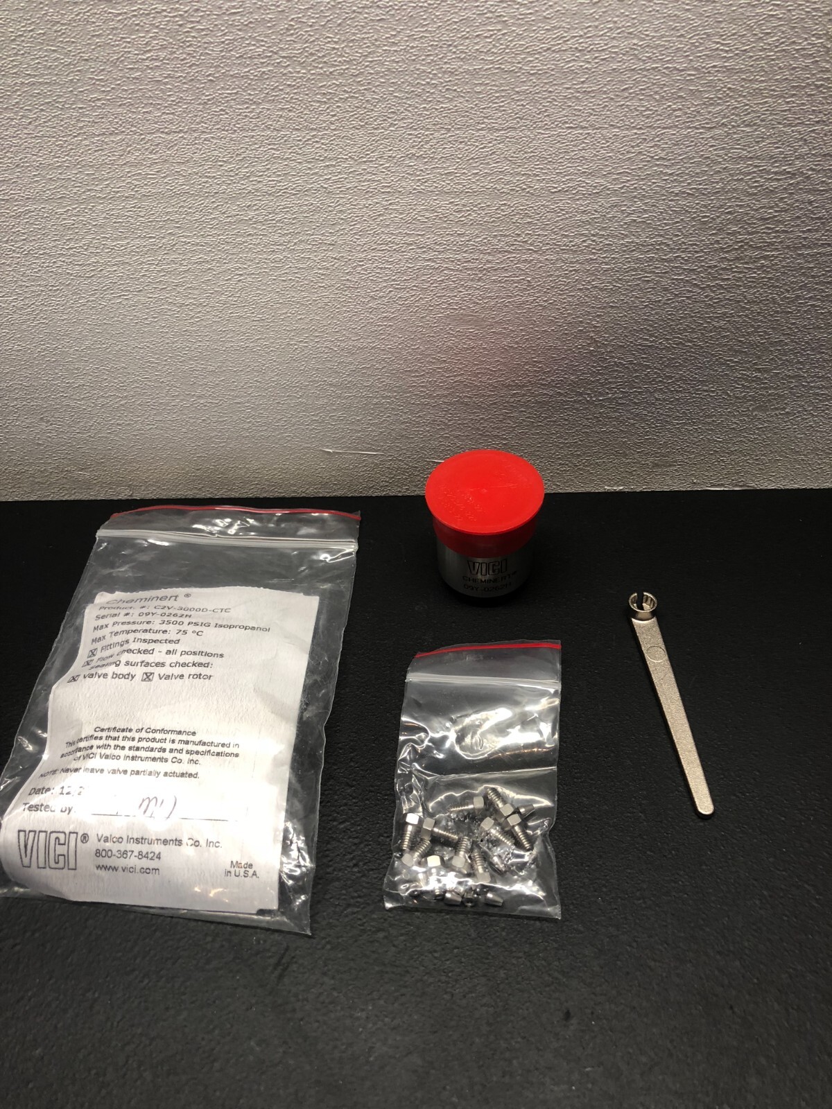 VICI cheminert Valve 09Y-0262H Plus C2V-3000D-CTC