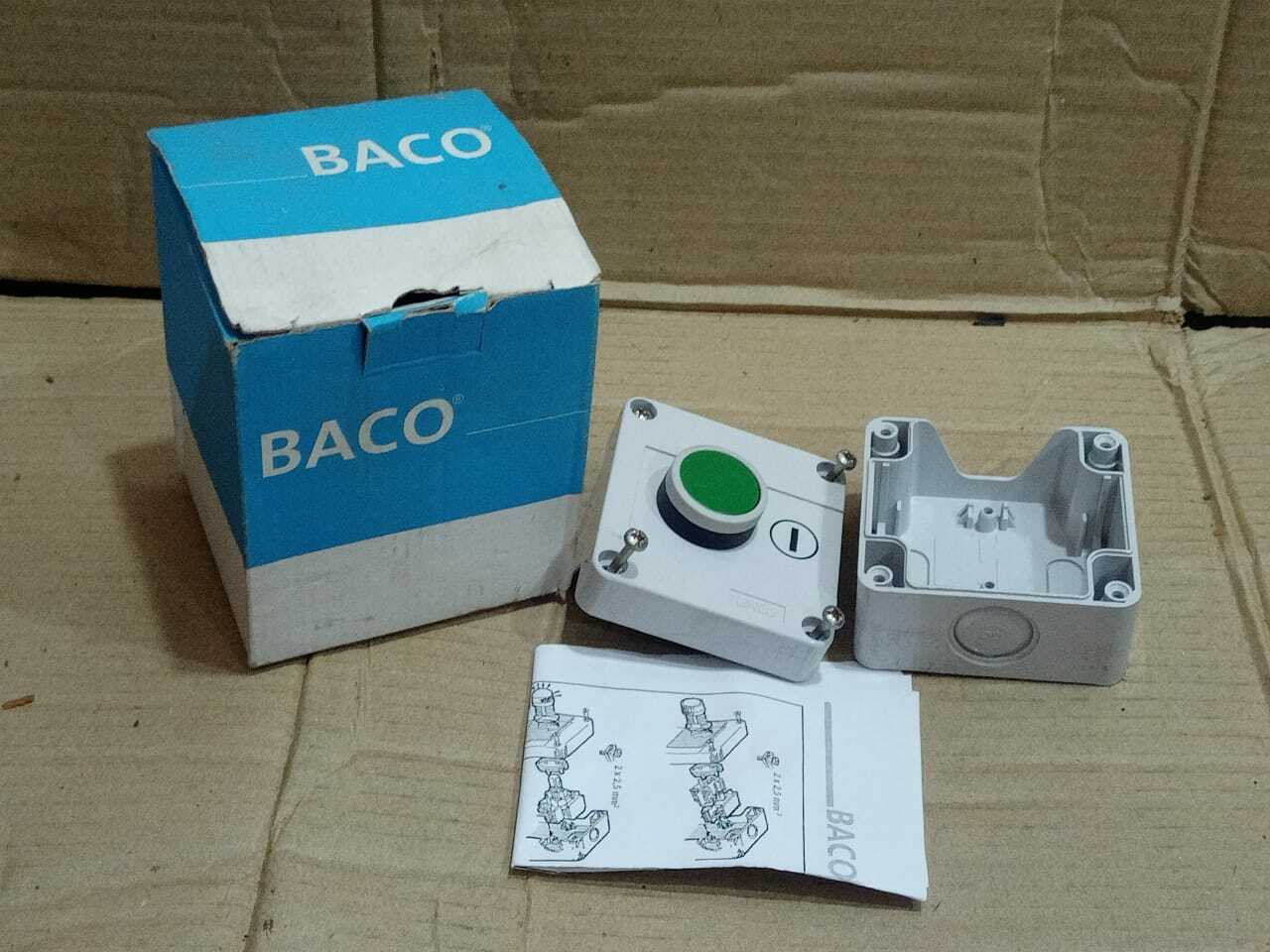 Baco BX10110 Green Push Button box