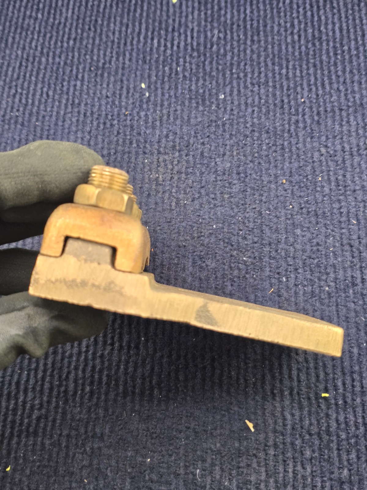 Burndy Q3A34-4N: Copper Lug Connector 400-500MCM Q3A344N