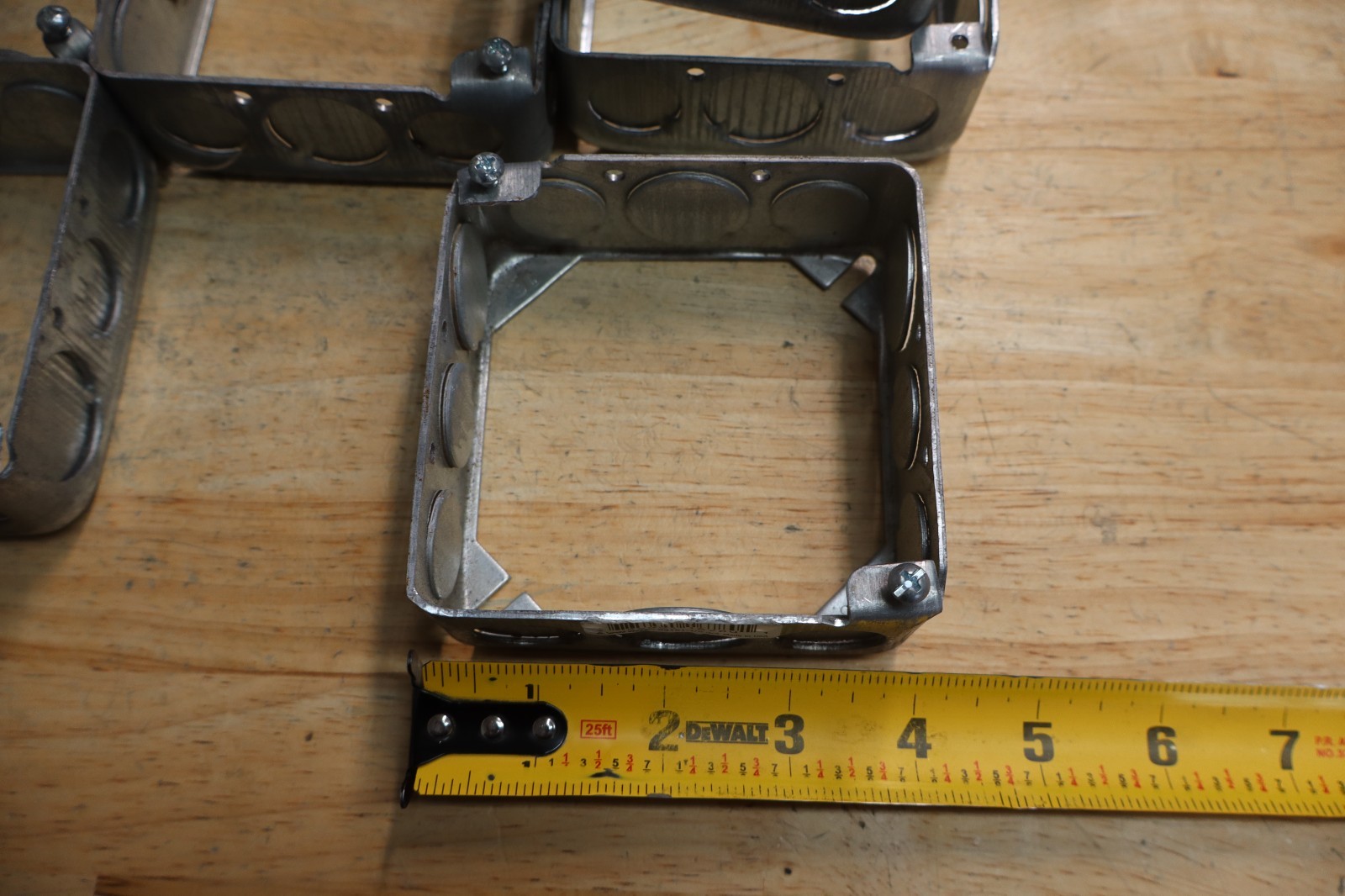 Lot OF 15 Steel City 3/4” Galvanized Extension Rings 4″ Square DV Bracket 53151