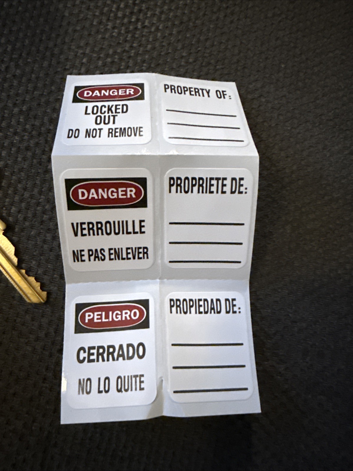 MASTER LOCK 410ORJLZ1HSK BOX OF 6 THERMOPLASTIC SAFETY PADLOCK HSK 410 LZ1 LOTO