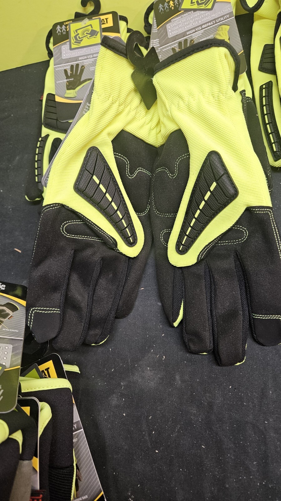 CAT Hi-Vis Utility Gloves Size Large