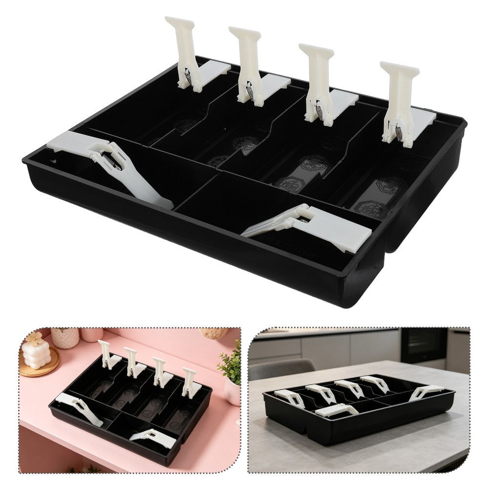 Drawer Cash Box Currency Compartment Money Storage Replacement Tray