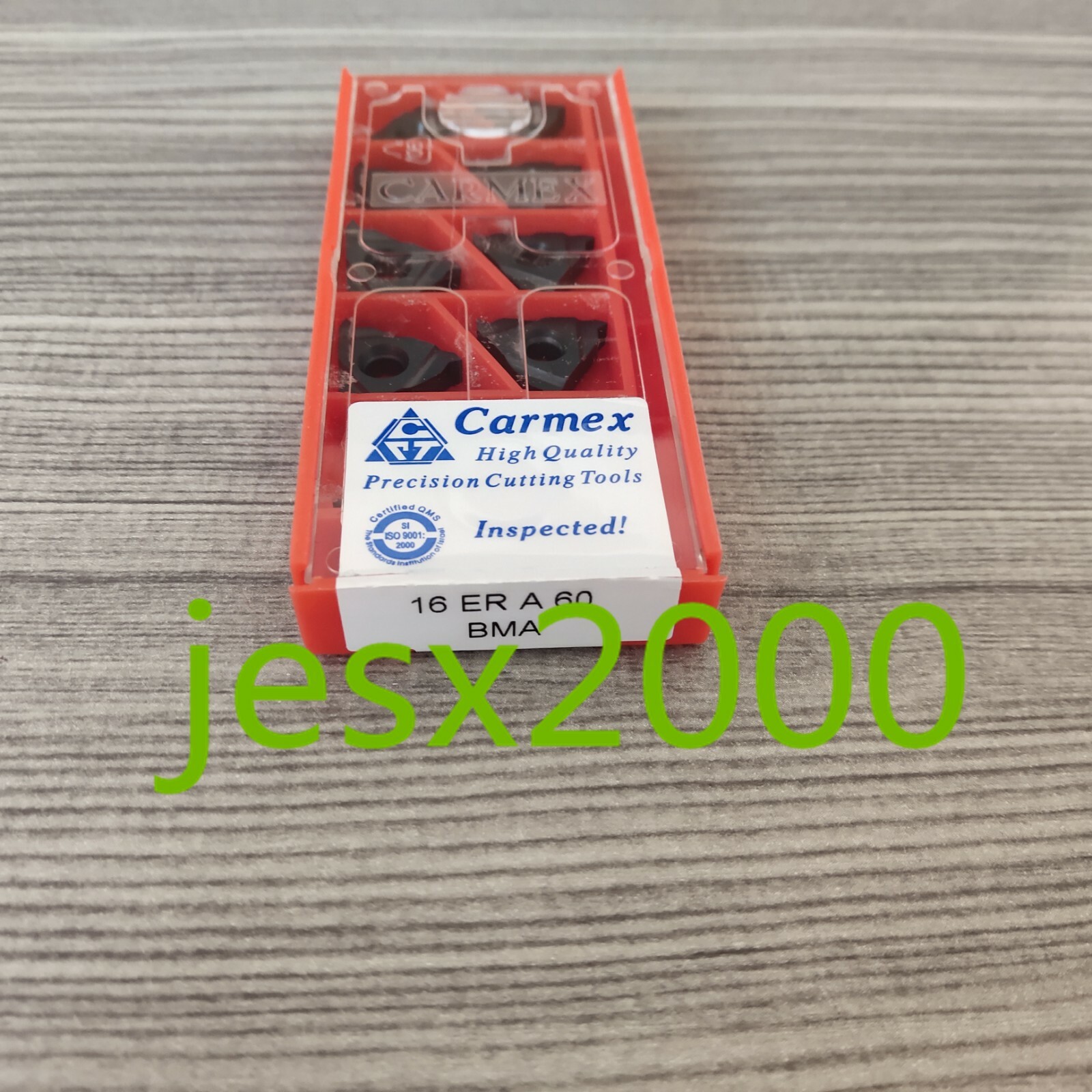 10PCS/Box Carmex threaded insert 16ER A60 BMA