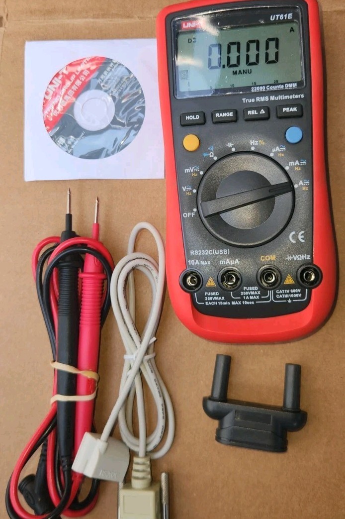 Uni-T UT61E UT-61E Modern Digital Auto Mutimeter Tester DMM AC/DC Used Excellent