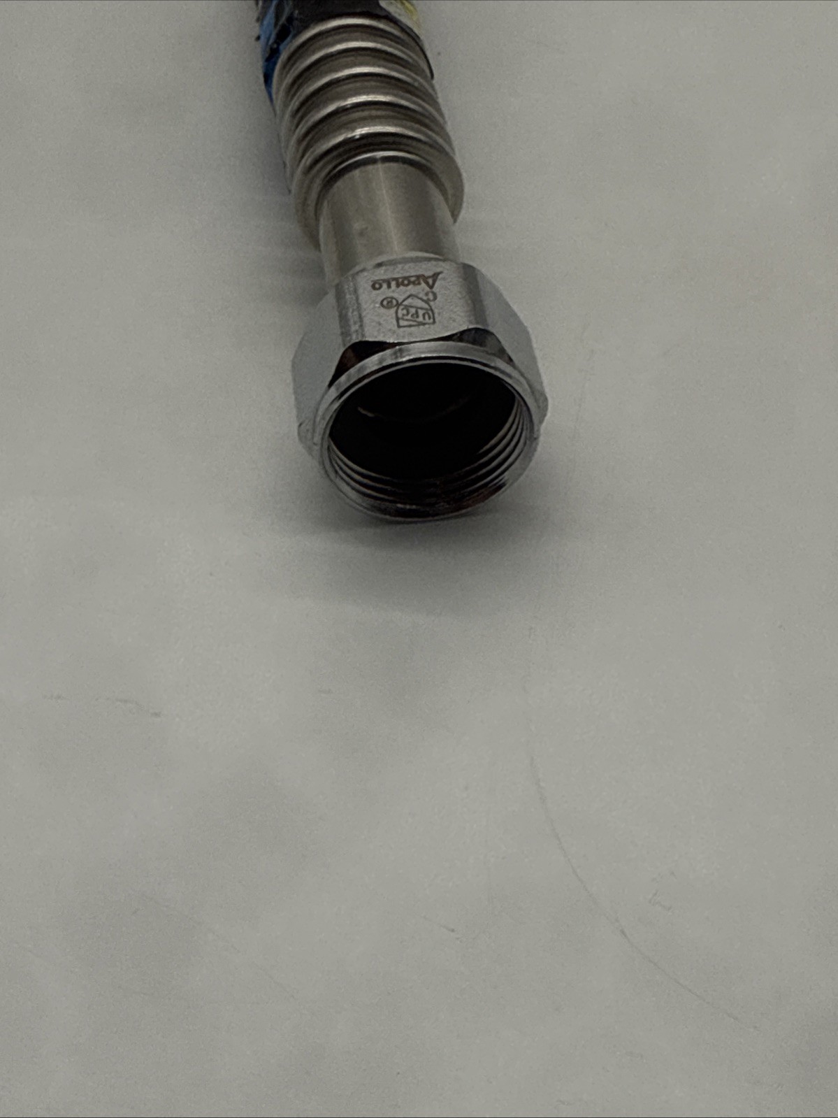 Apollo 3/4″ PEX-A x FNPT Water Heater Connector 18″ Stainless with Ball Valve