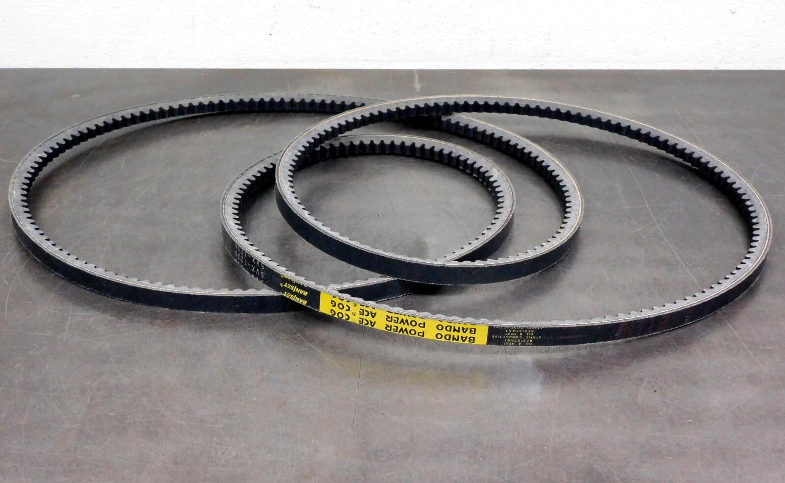 Bando – 5VX-1230 Ban/Set Power Ace Cogged Wedge V-Belt Matched Set of Two (2)