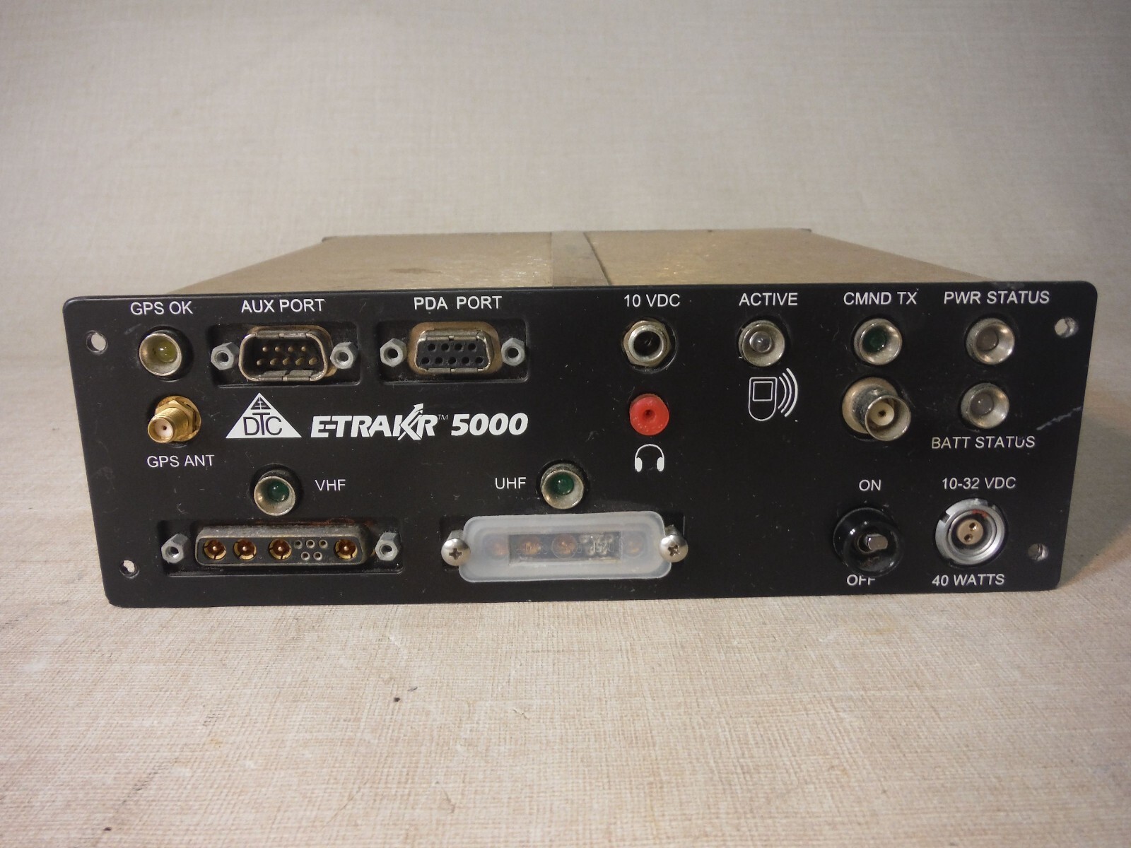 DTC DYNATECH TACTICAL COMMUNICATIONS E-TRACK/R-5000 MOBILE DOPPLER GPS FINDER