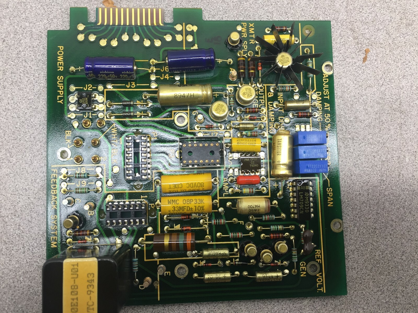 NEW NO BOX FISCHER & PORTER POWER SUPPLY CIRCUIT BOARD 686B167U05