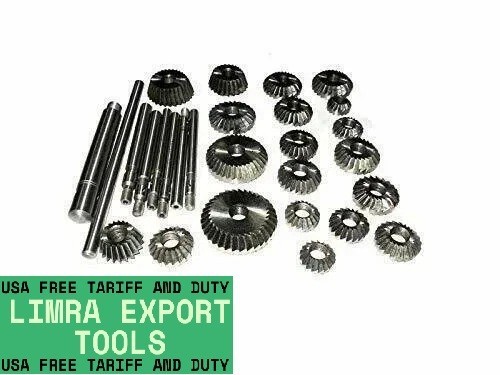 21 pcs Valve Seat & Face Cutter Set for vintage car and bikes engine
