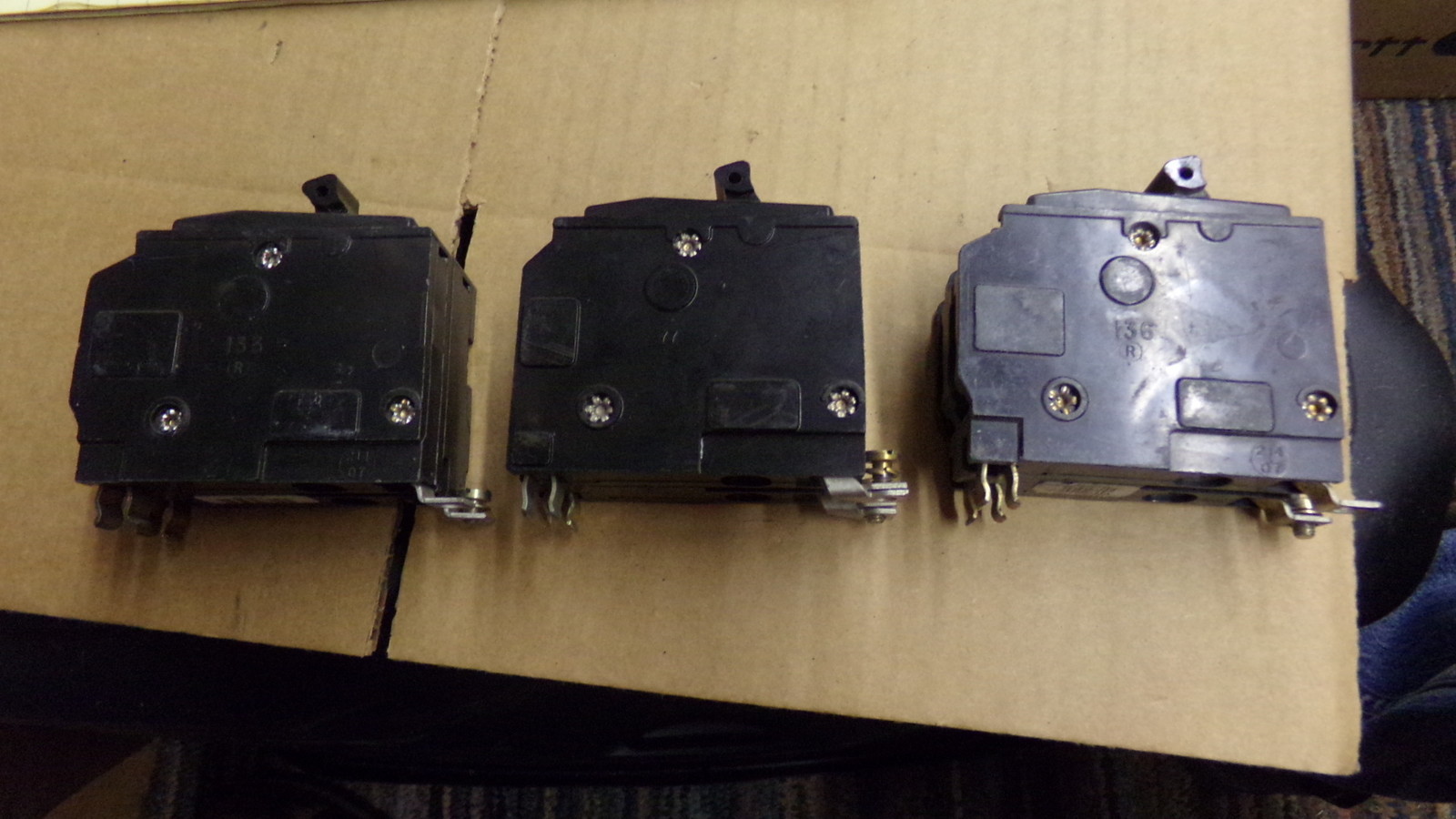 Square D Circuit Breaker 2-Pole 40A, Lot of 3 *FREE SHIPPING*