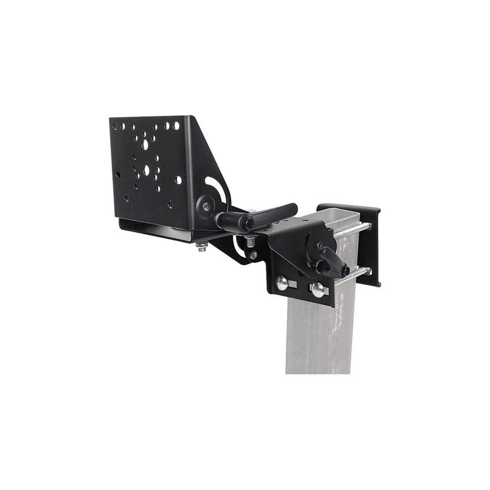 GAMBER-JOHNSON Computer Mount,Black,10 in. L,Steel 34UE01