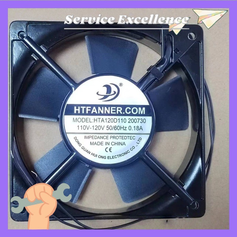 1X new THFANNER.COM HTA120D110 200730 110V-120V 0.18A 12025 AC Cooling Fan#