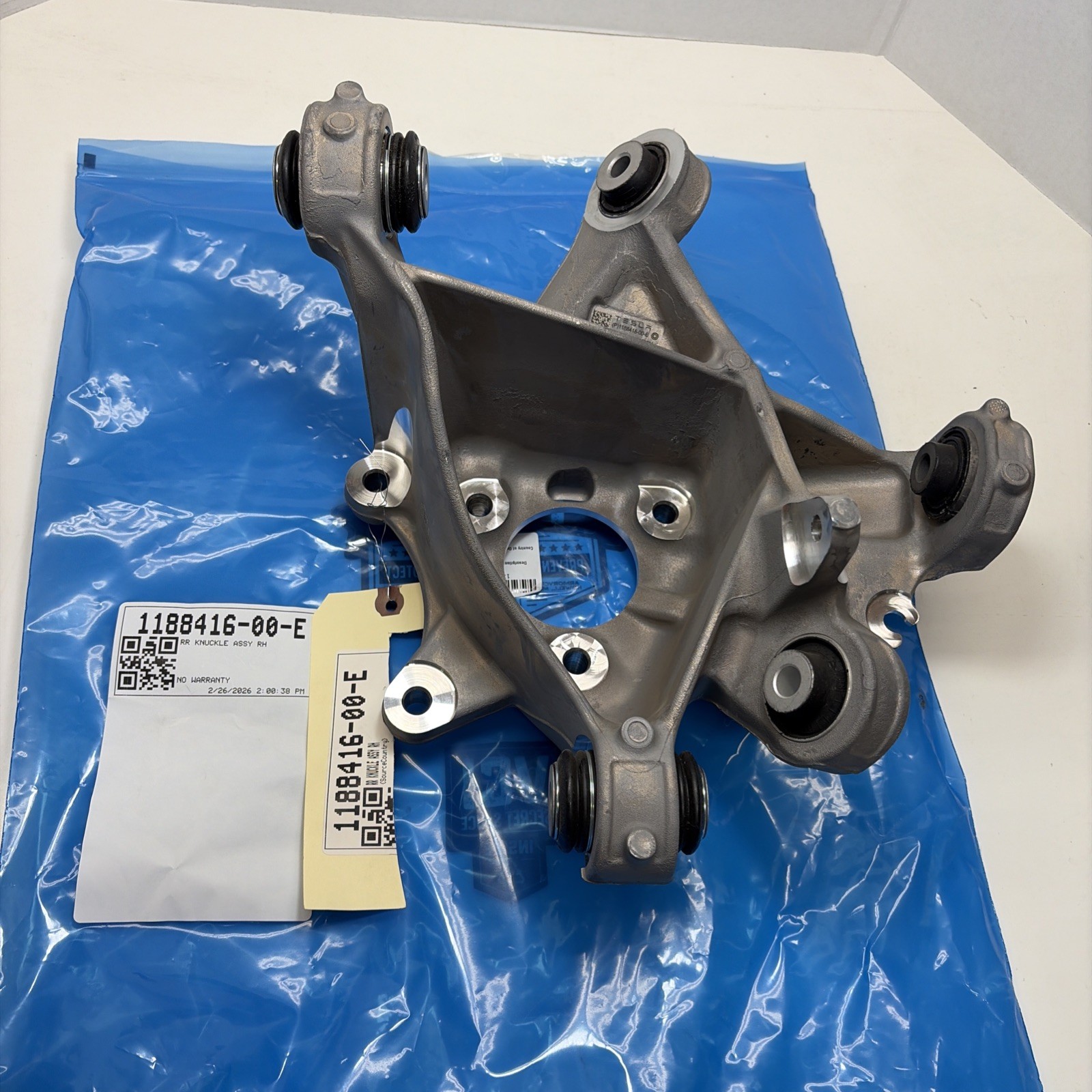 Rear Right Side Knuckle Assembly Tesla Model Y 2020-2024 Suspension 1188416-00-E