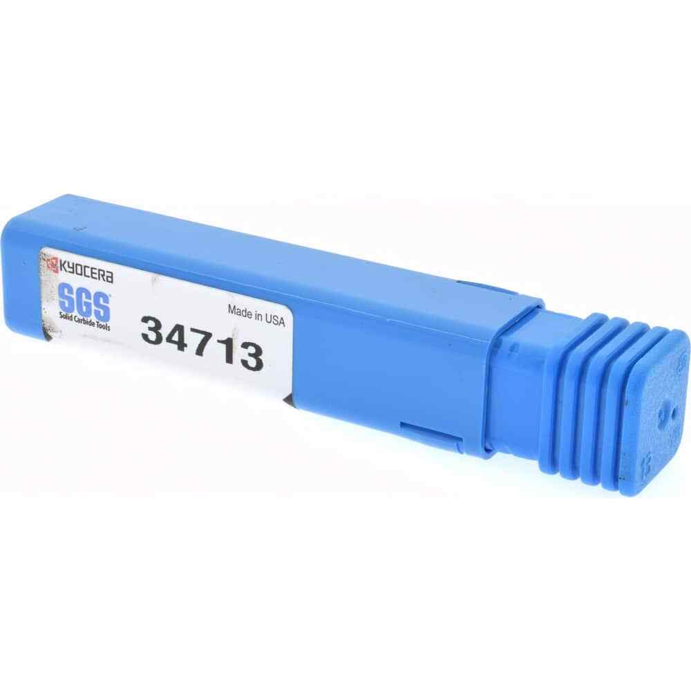 SGS 34713 Square End Mill: 1/2″ Dia, 1-1/4″ LOC, 1/2″ Shank, 3-1/4″ OAL